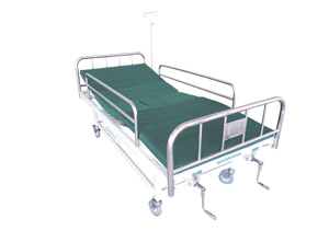 不銹鋼、噴塑混合型多功能護理床D221